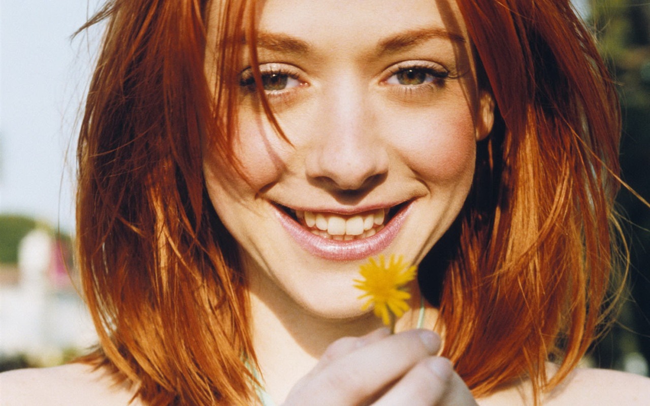 Alyson Hannigan #001 - 1280x800 Wallpapers Pictures Photos Images