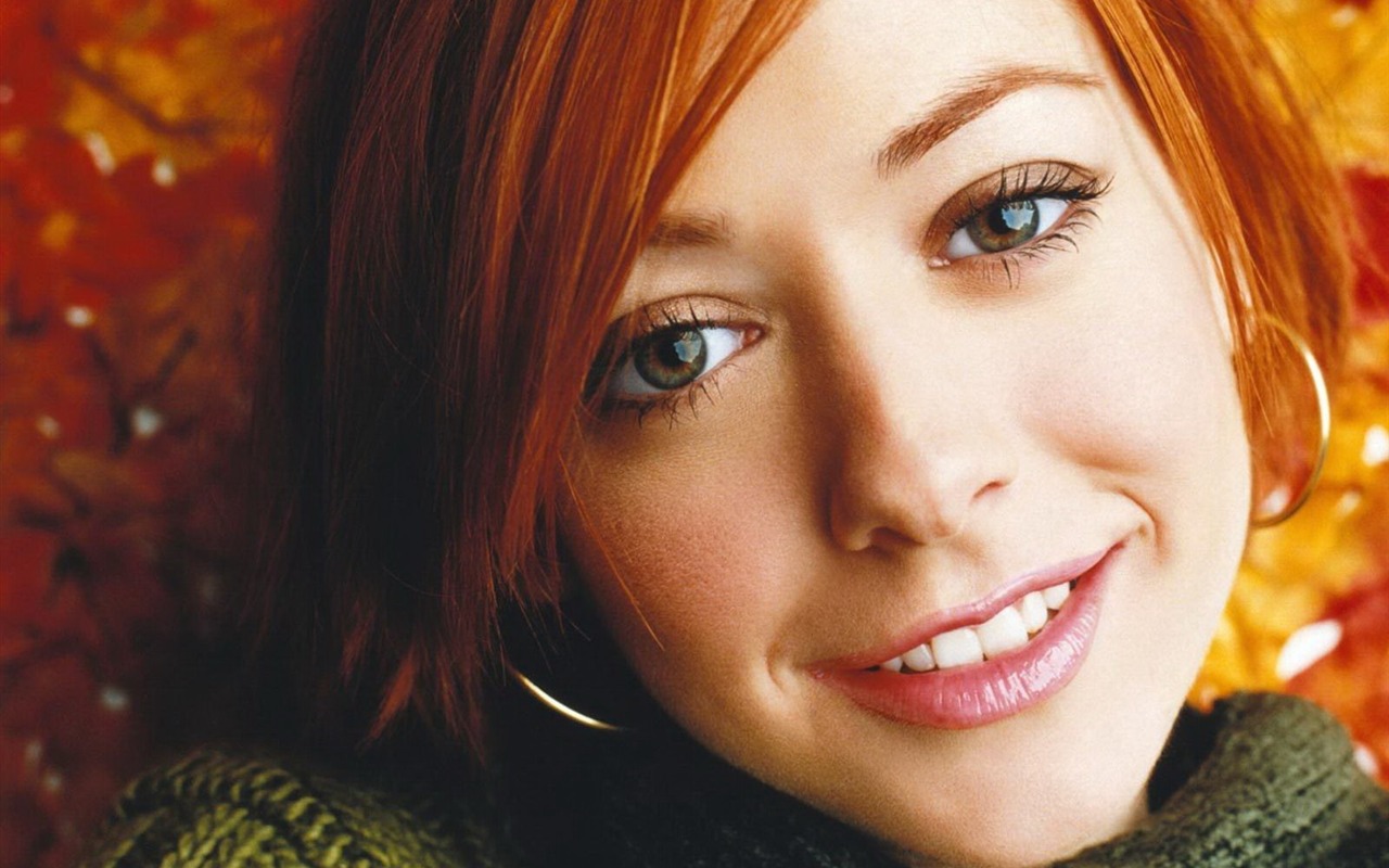 Alyson Hannigan #002 - 1280x800 Wallpapers Pictures Photos Images
