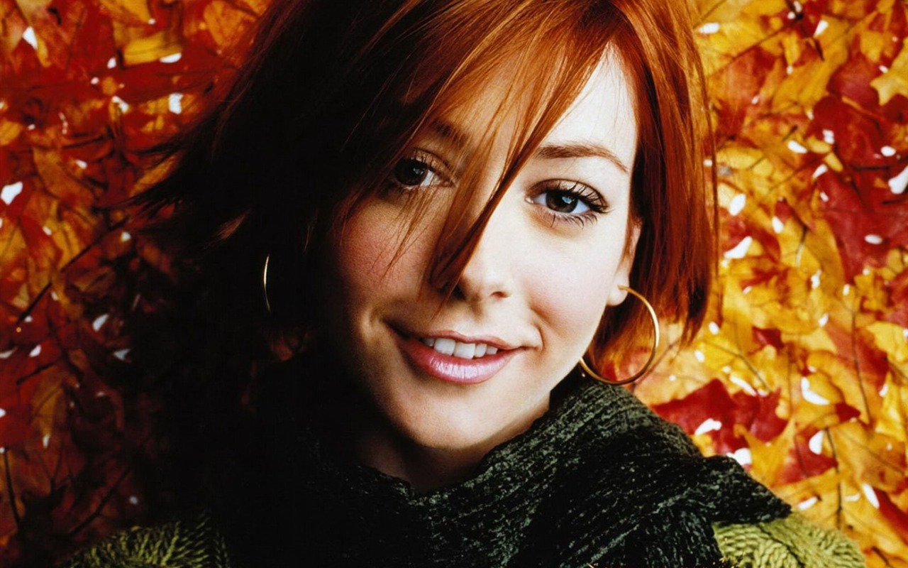 Alyson Hannigan #008 - 1280x800 Wallpapers Pictures Photos Images
