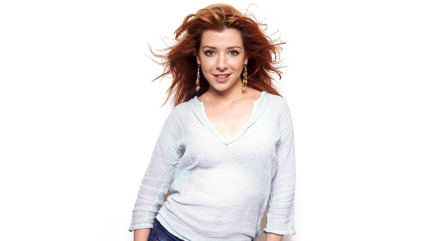 Alyson Hannigan #009 - 1366x768 Wallpapers Pictures Photos Images