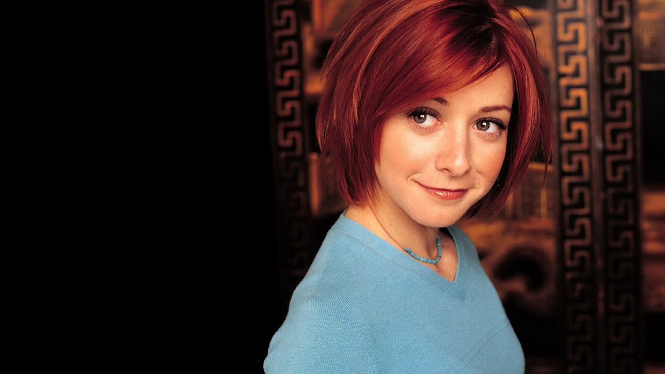 Alyson Hannigan #025 - 1366x768 Wallpapers Pictures Photos Images