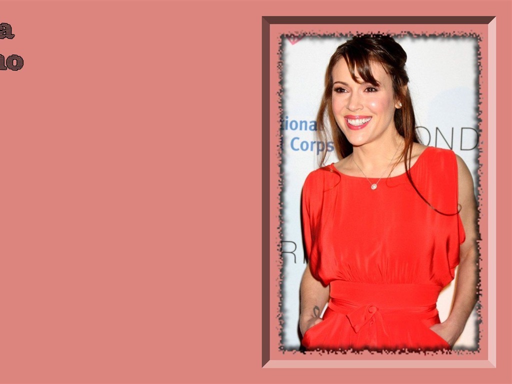 Alyssa Milano #042 - 1024x768 Wallpapers Pictures Photos Images