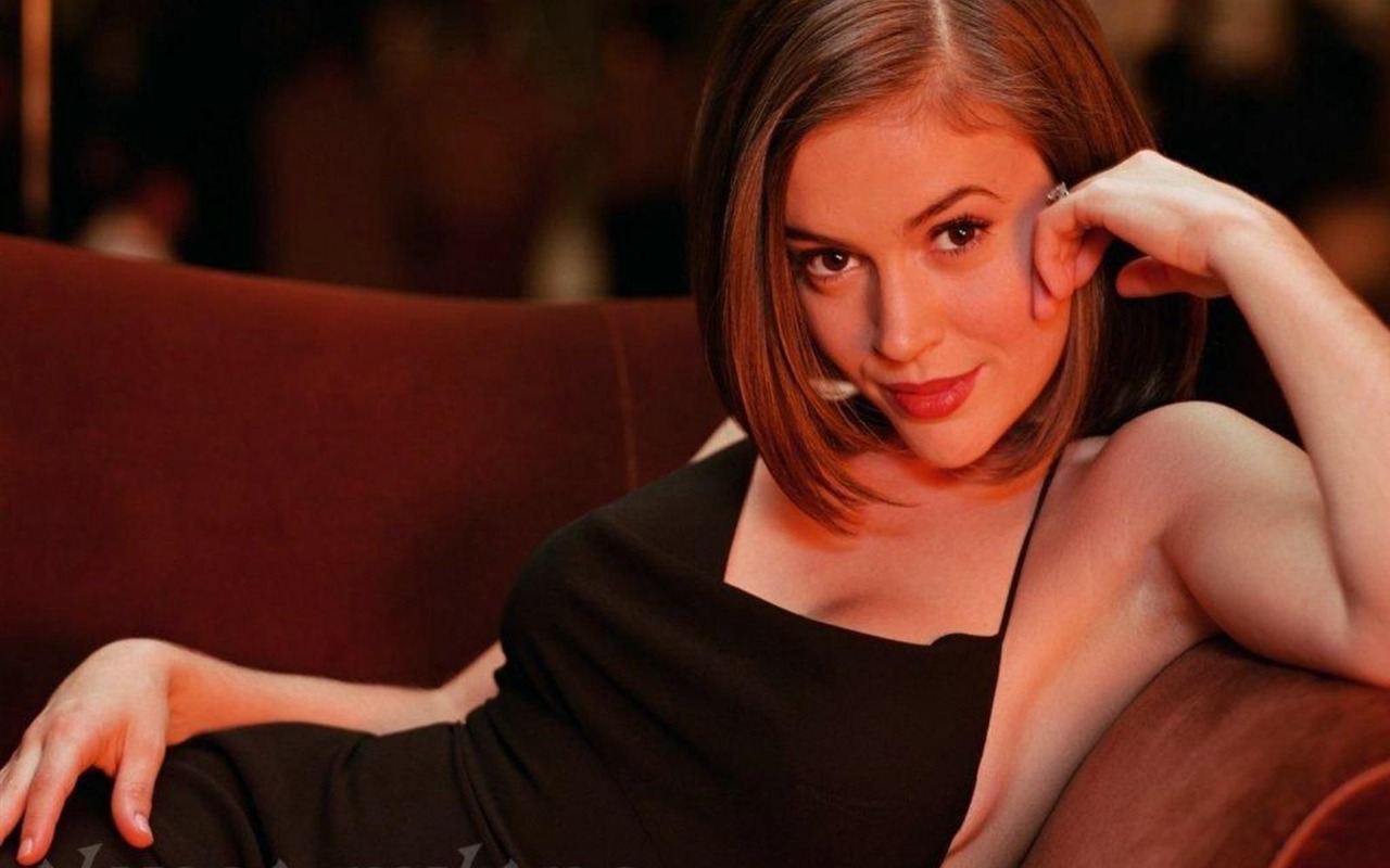Alyssa Milano #004 - 1280x800 Wallpapers Pictures Photos Images