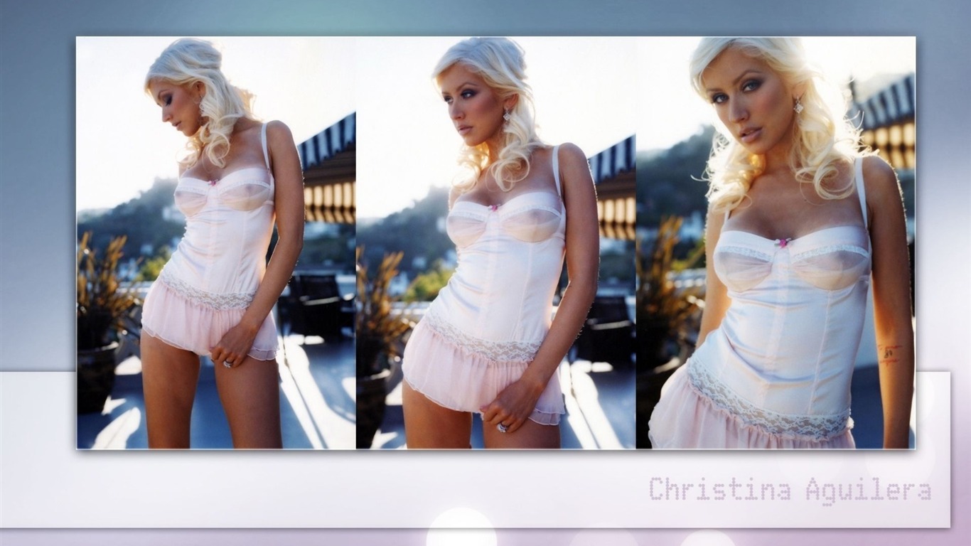 Christina Aguilera #006 - 1366x768 Wallpapers Pictures Photos Images