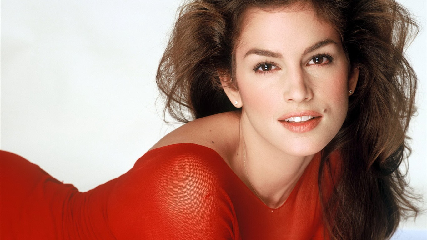 Cindy Crawford #001 - 1366x768 Wallpapers Pictures Photos Images