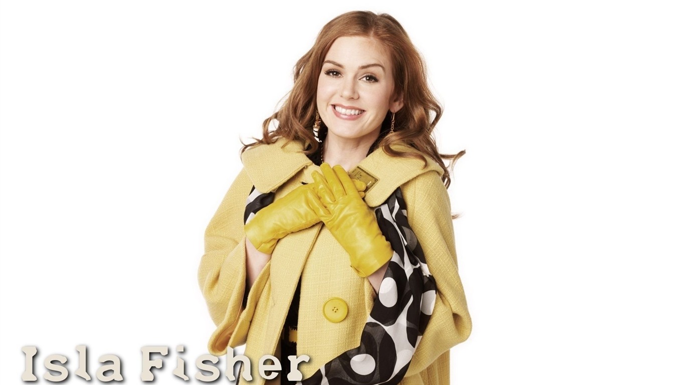 Isla Fisher #009 - 1366x768 Wallpapers Pictures Photos Images