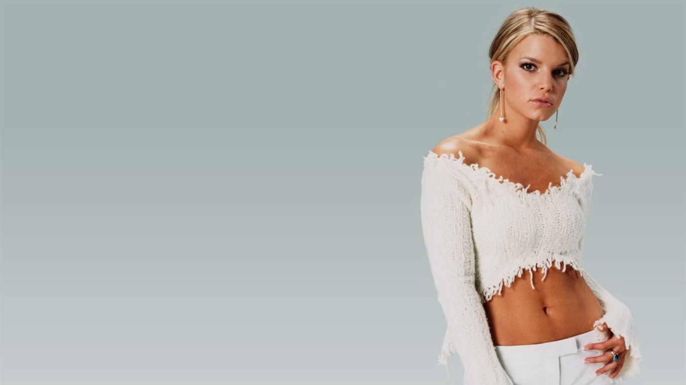 Jessica Simpson #040 - 1366x768 Wallpapers Pictures Photos Images
