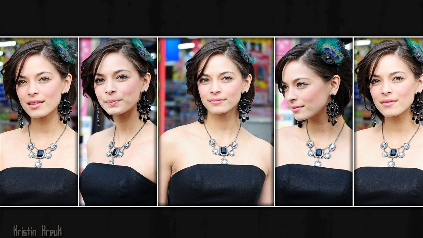 Kristin Kreuk #015 - 1366x768 Wallpapers Pictures Photos Images