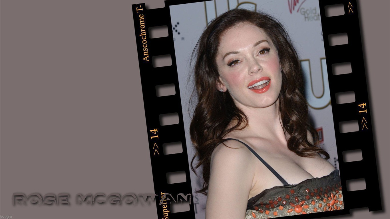 Rose McGowan #002 - 1366x768 Wallpapers Pictures Photos Images
